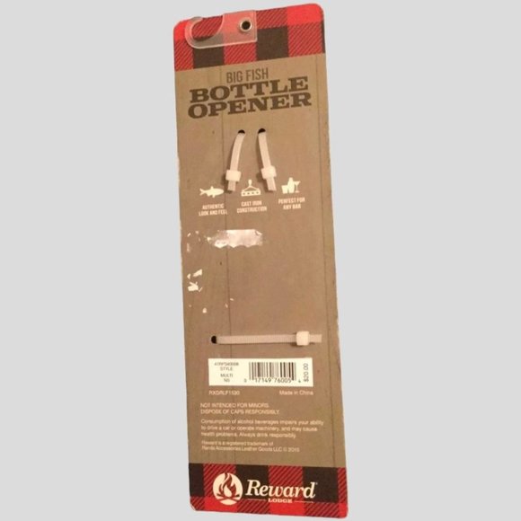 Reward Lodge Durable Cast Iron Fish Tale Bottle Opener - Picture 6 of 6